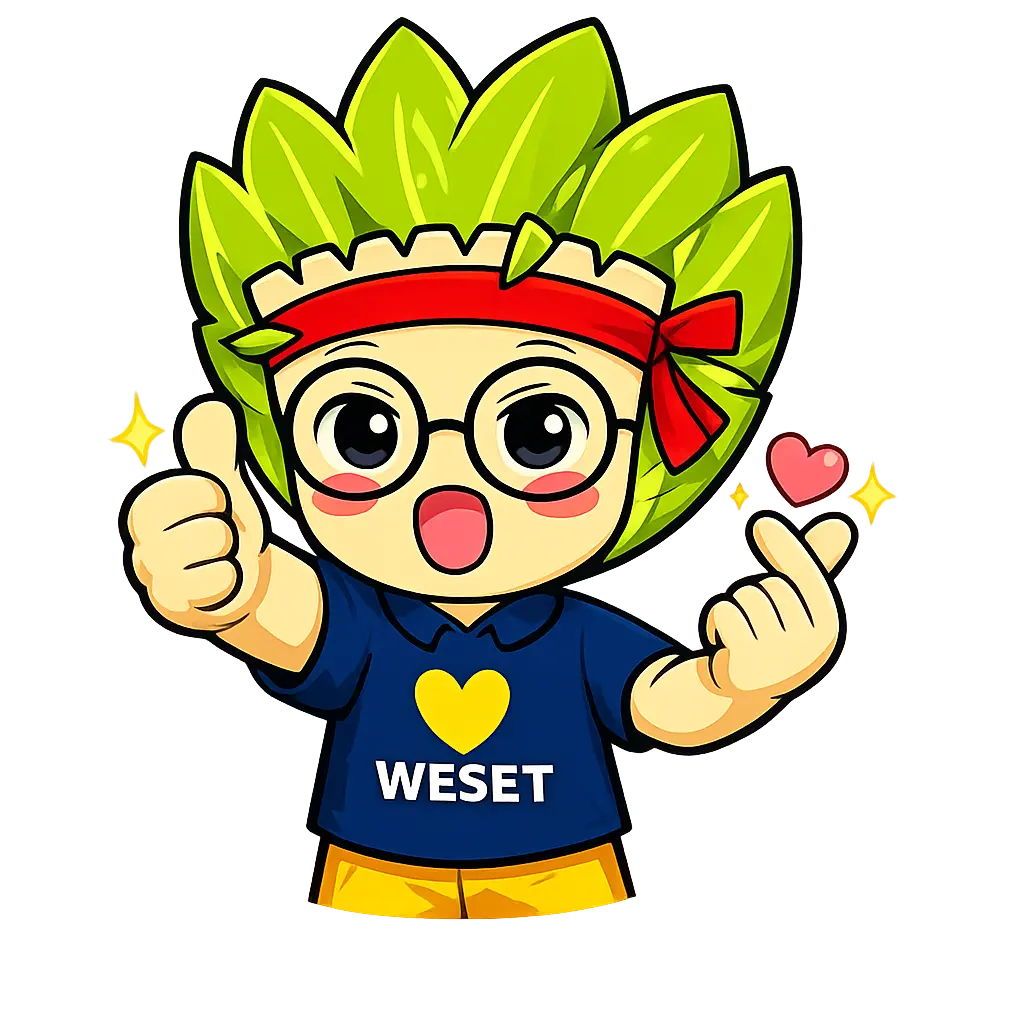 Linh vật WESET gửi lời cảm ơn